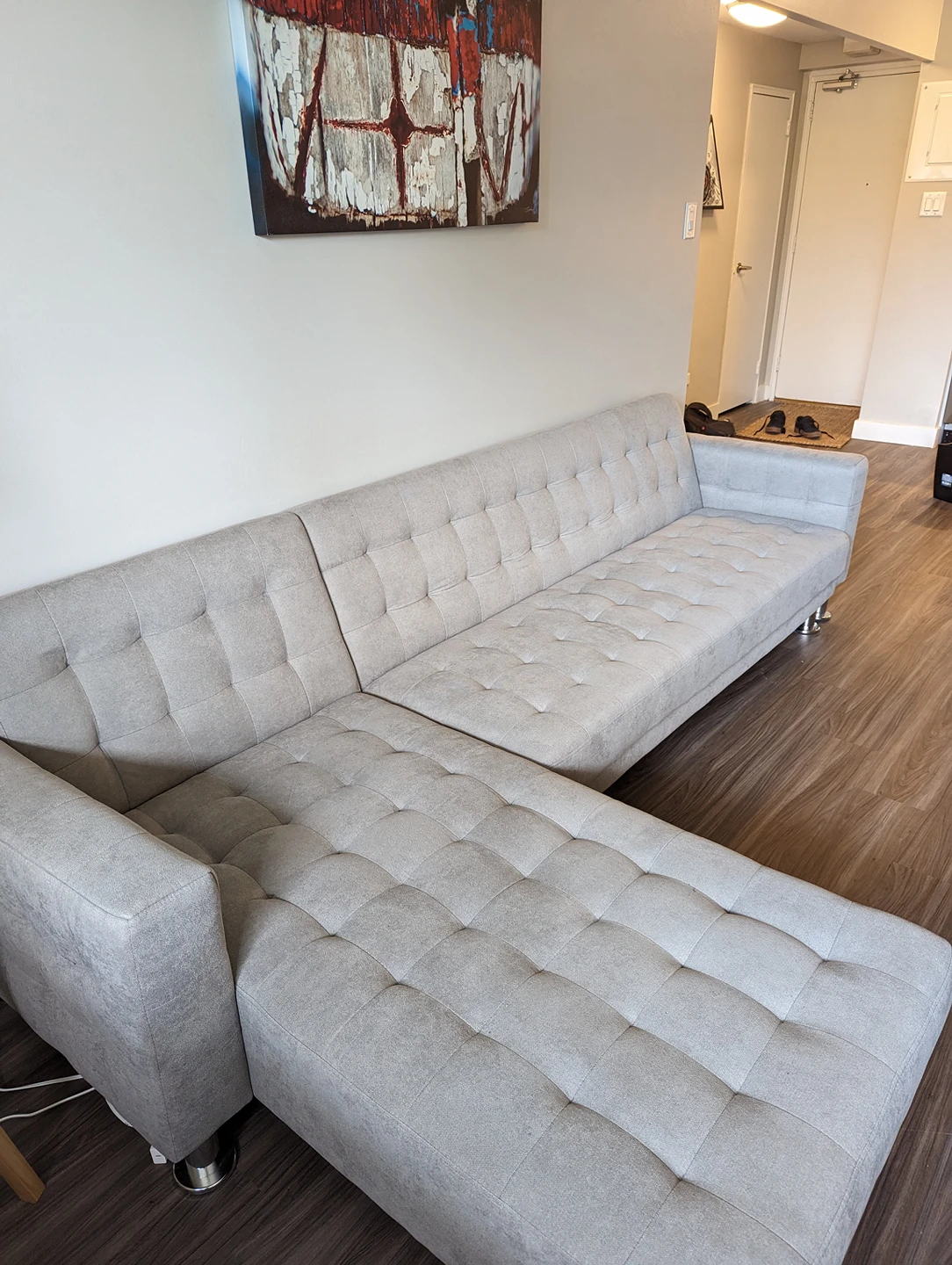 Attalens Sleeper Sofa Light Grey image indicator(7)