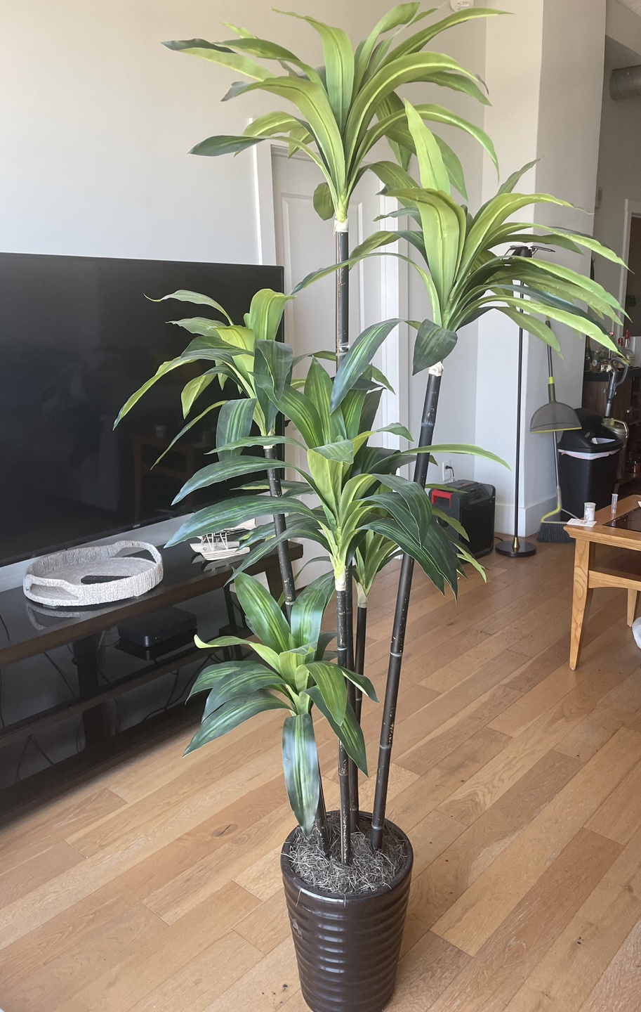 Faux potted plant