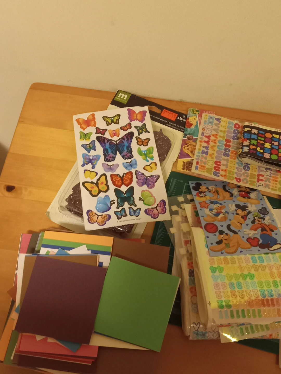 Card stock and some stickers