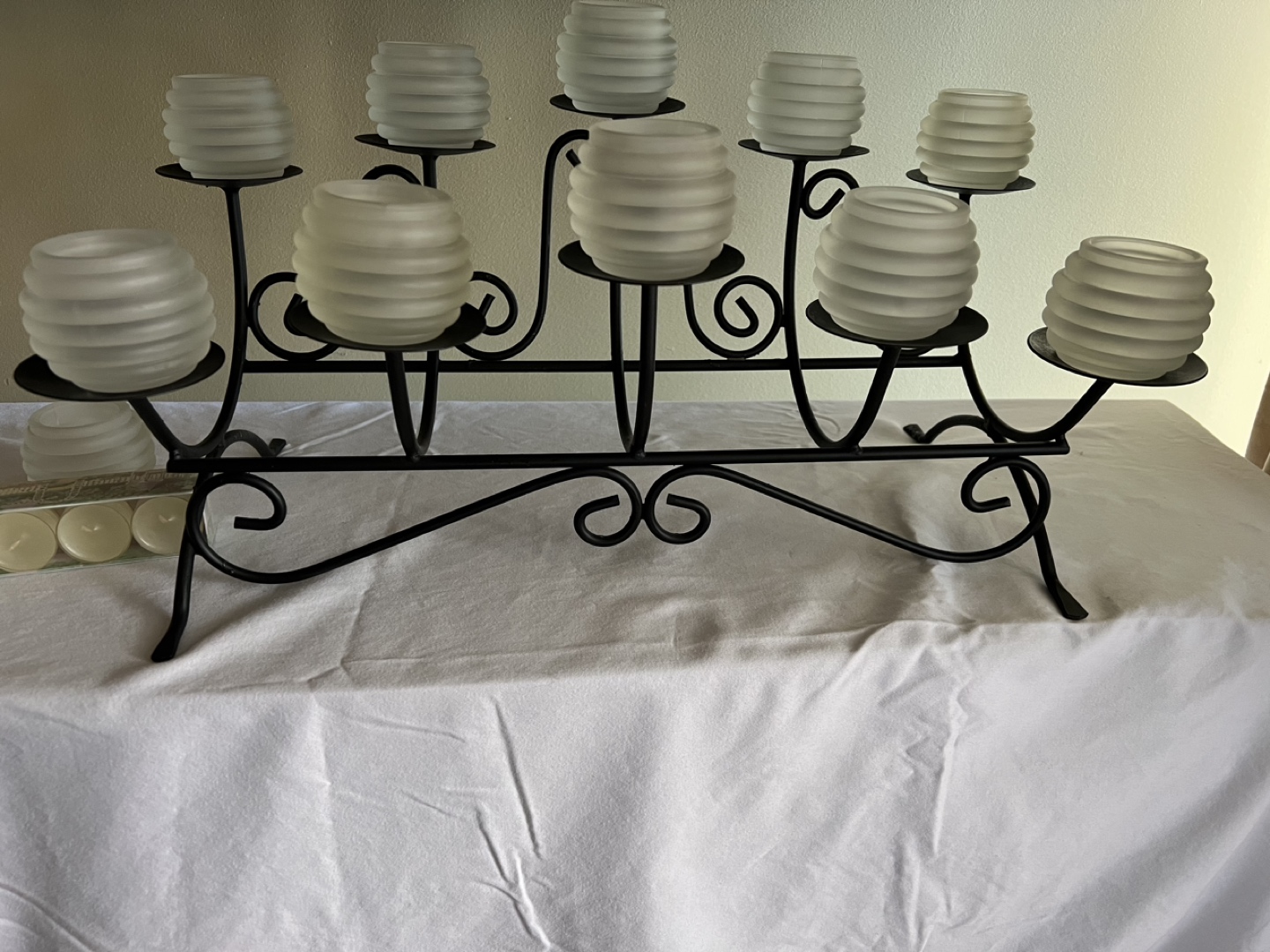 Wrought Iron Candle Holder