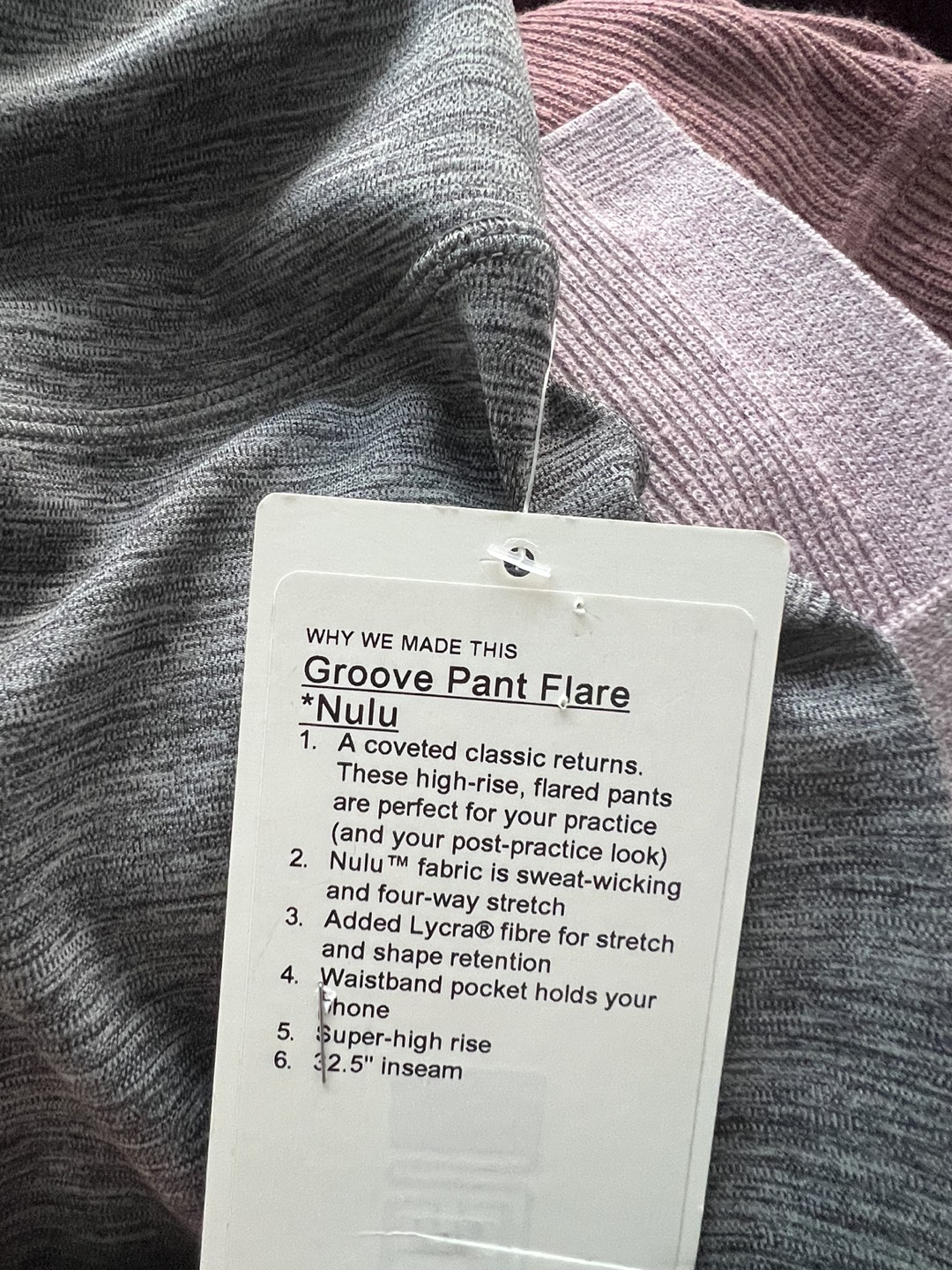 Brand new with tag Lululemon groove pants size 4 - photo 4