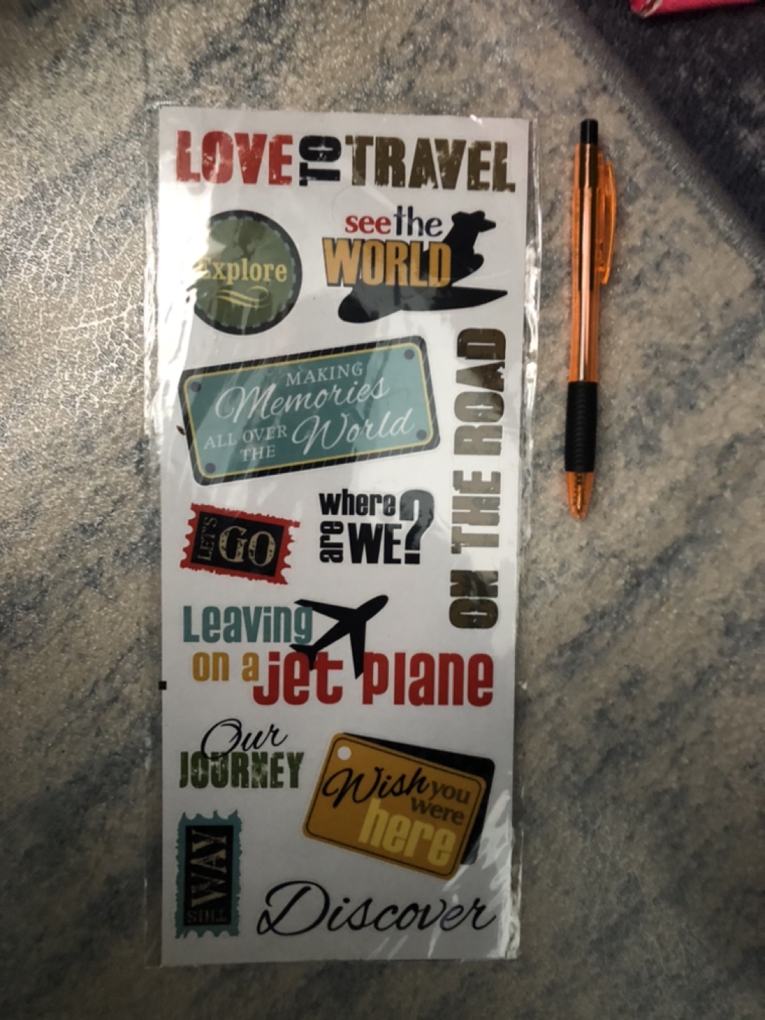 Scrapbook stickers #freecycle thumbnail