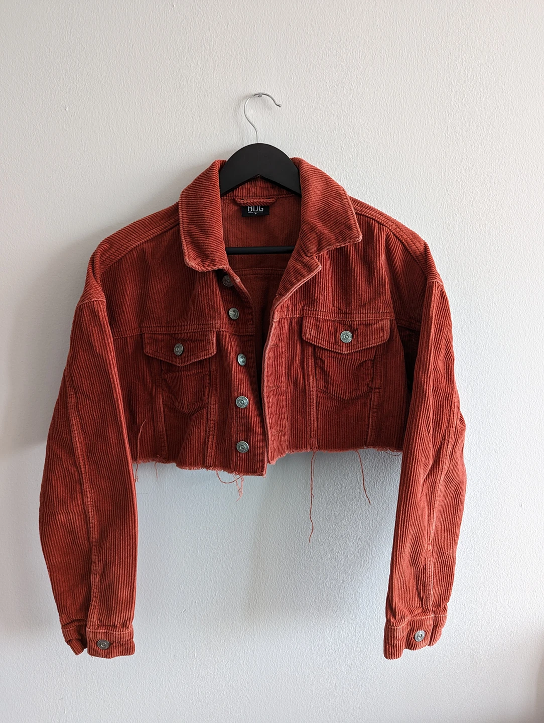 cropped corduroy jacket