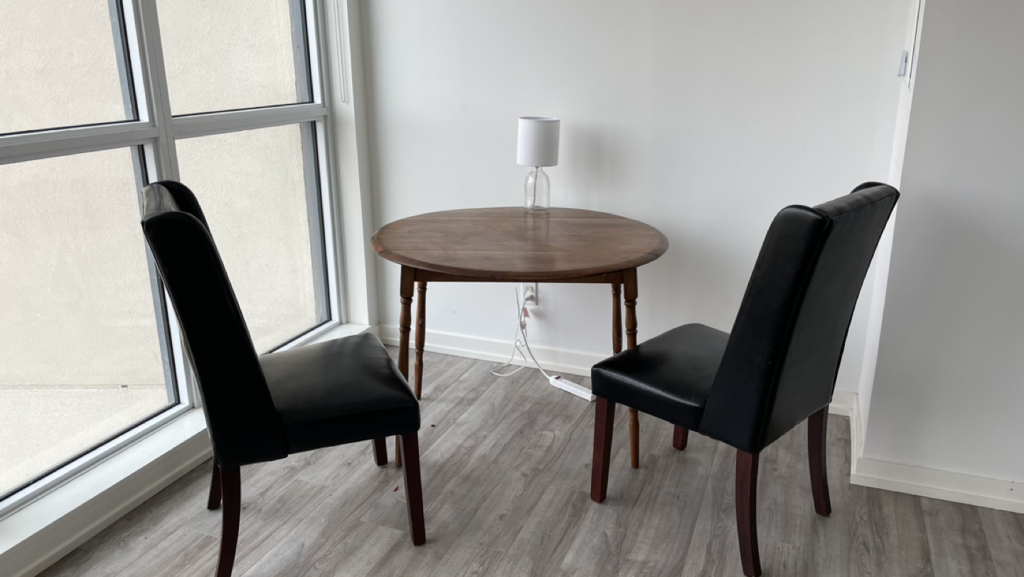 Table and 2 chairs