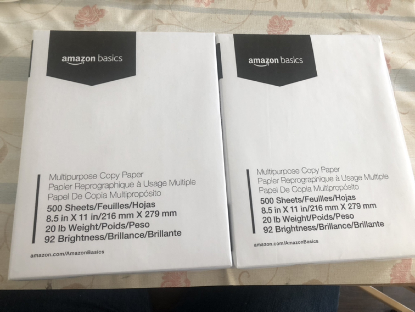 Amazon Basics Multipurpose Copy Paper