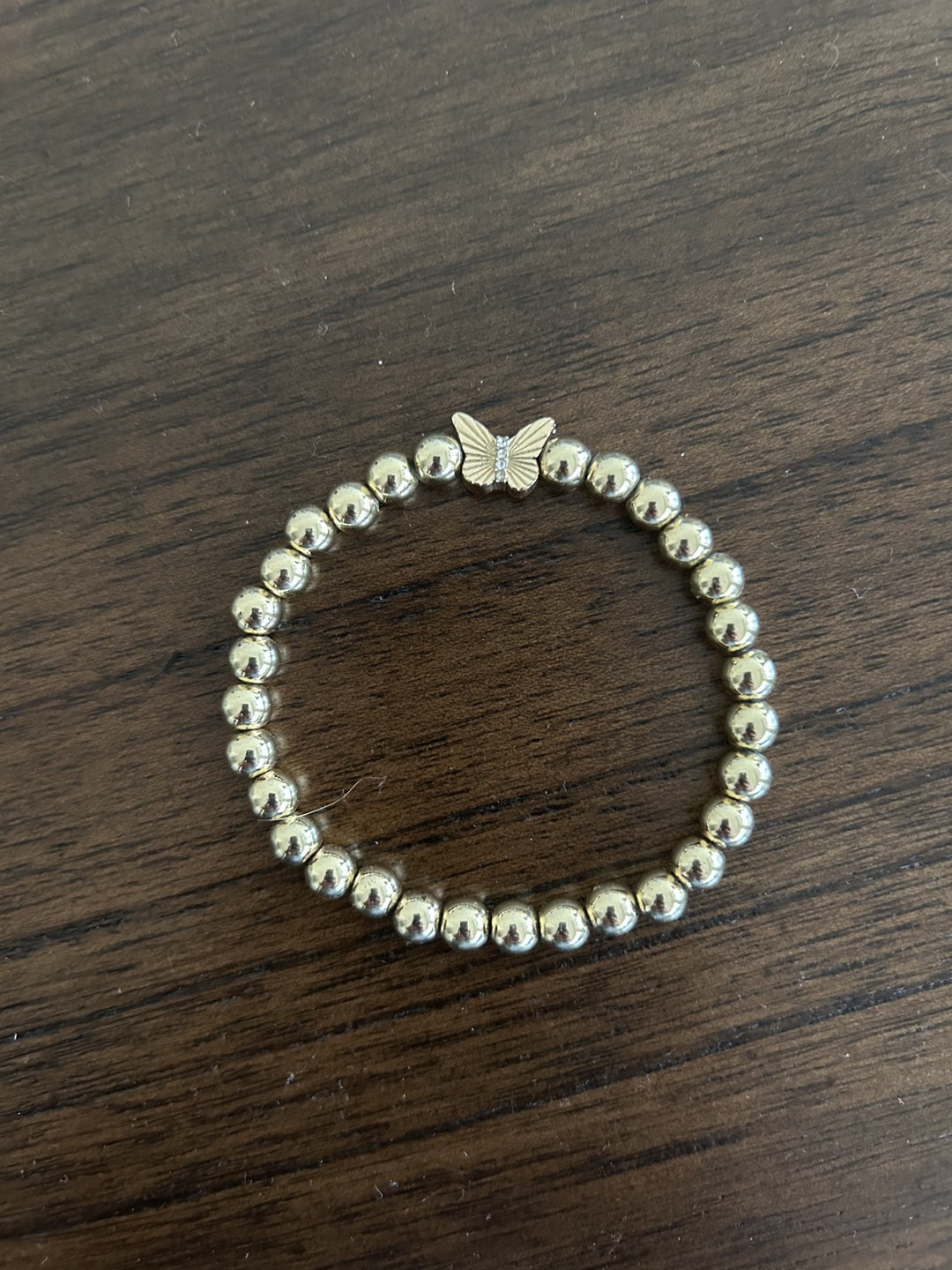 Bauble Bar Gold -Beaded Stretch Bracelet 🌺 image indicator(2)