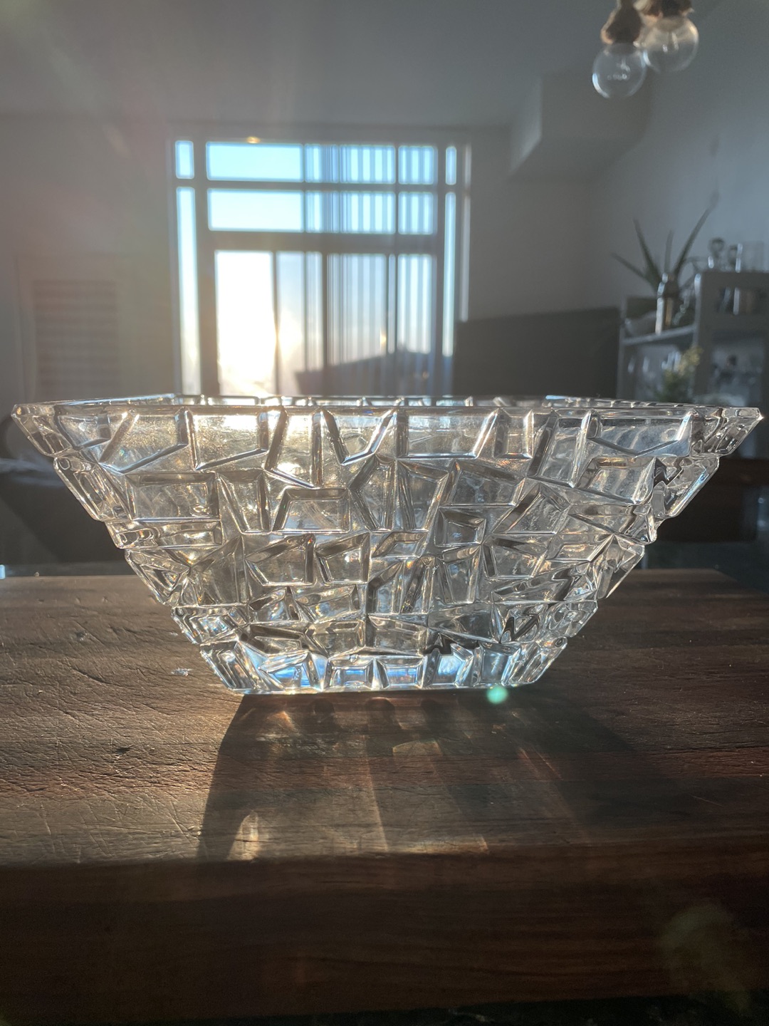 Tiffany and co crystal vase / bowl