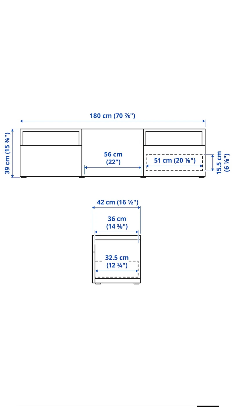 ikea besta TV stand - photo 3