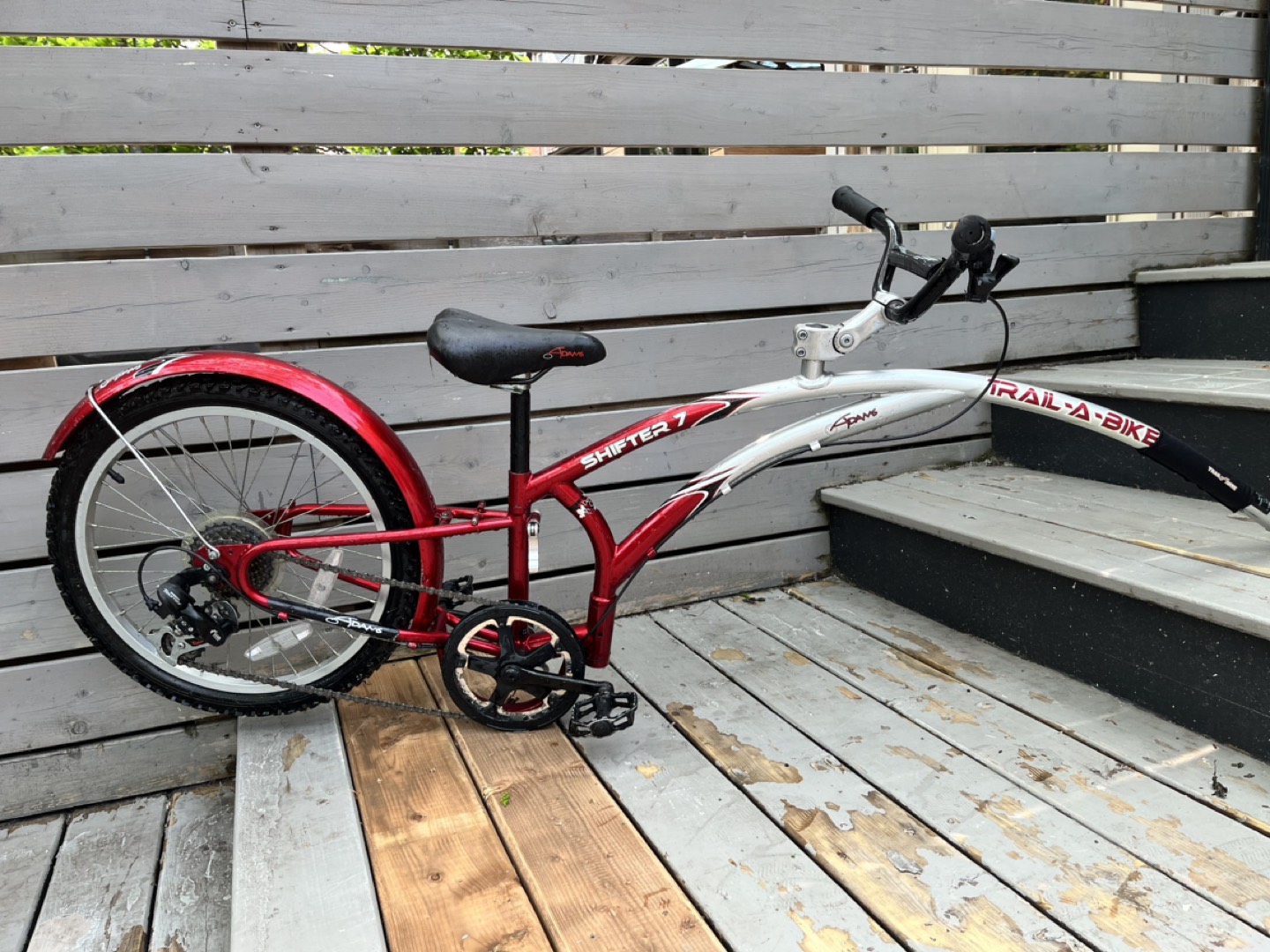 Adam’s Trail-a-bike Original shifter 7.