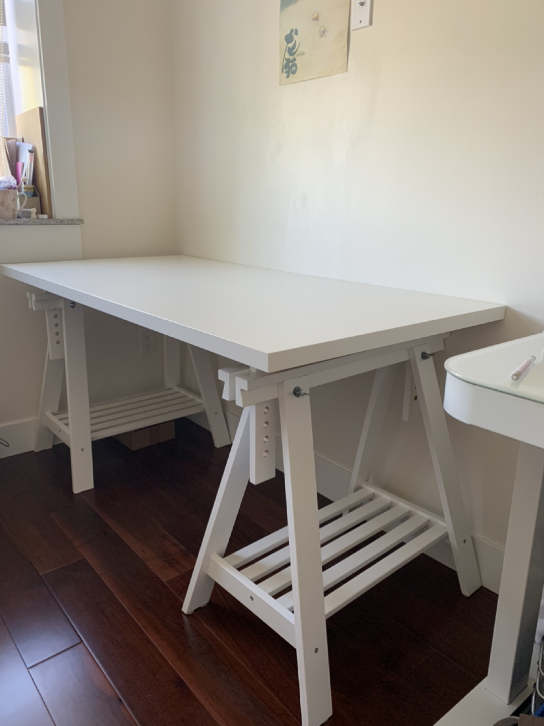 Ikea tabletop and trestle