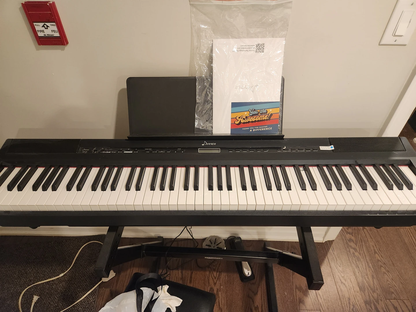digital piano keyboard
