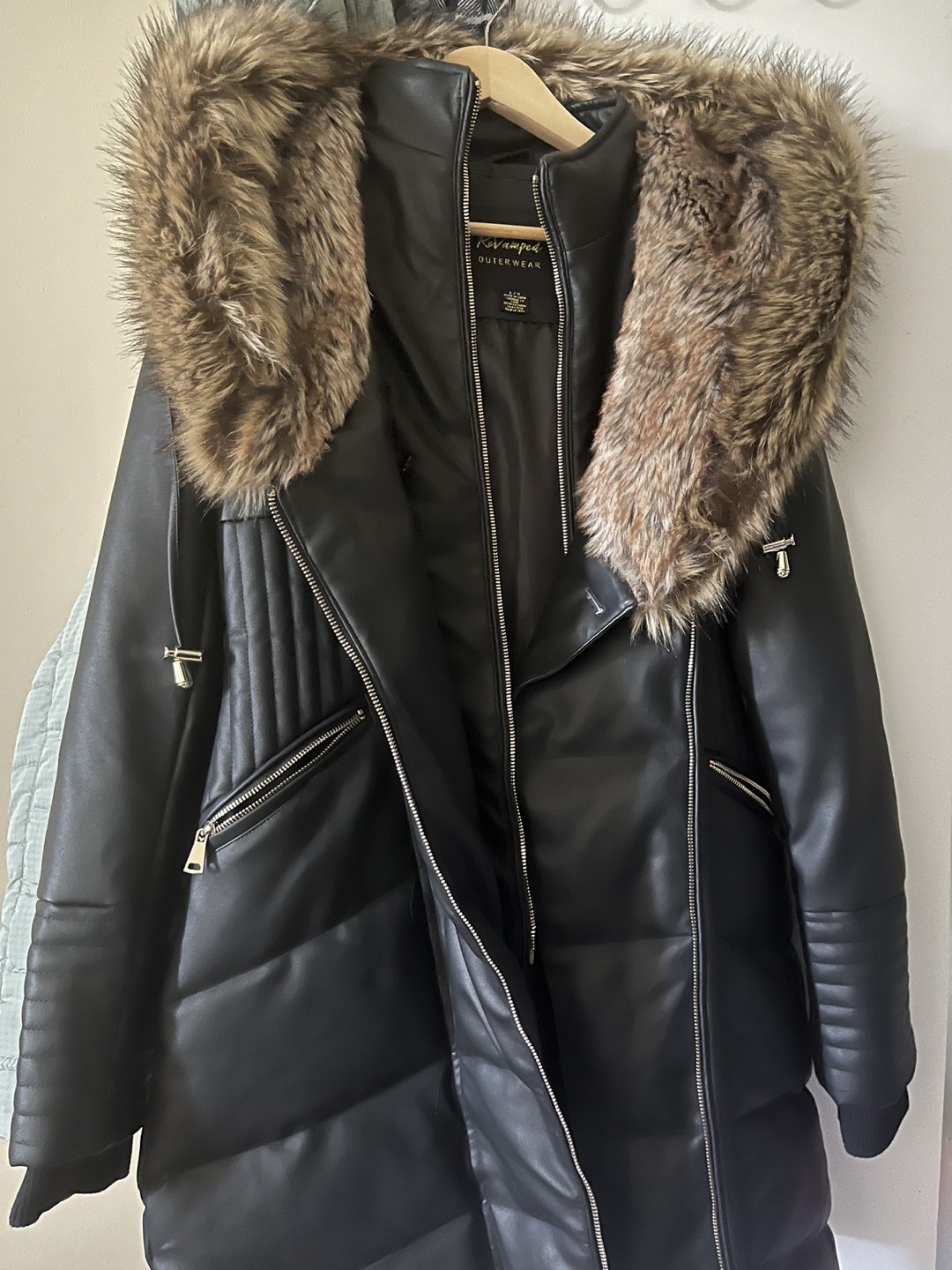 Women Leather Jacket Revamped Outerwear - photo 3