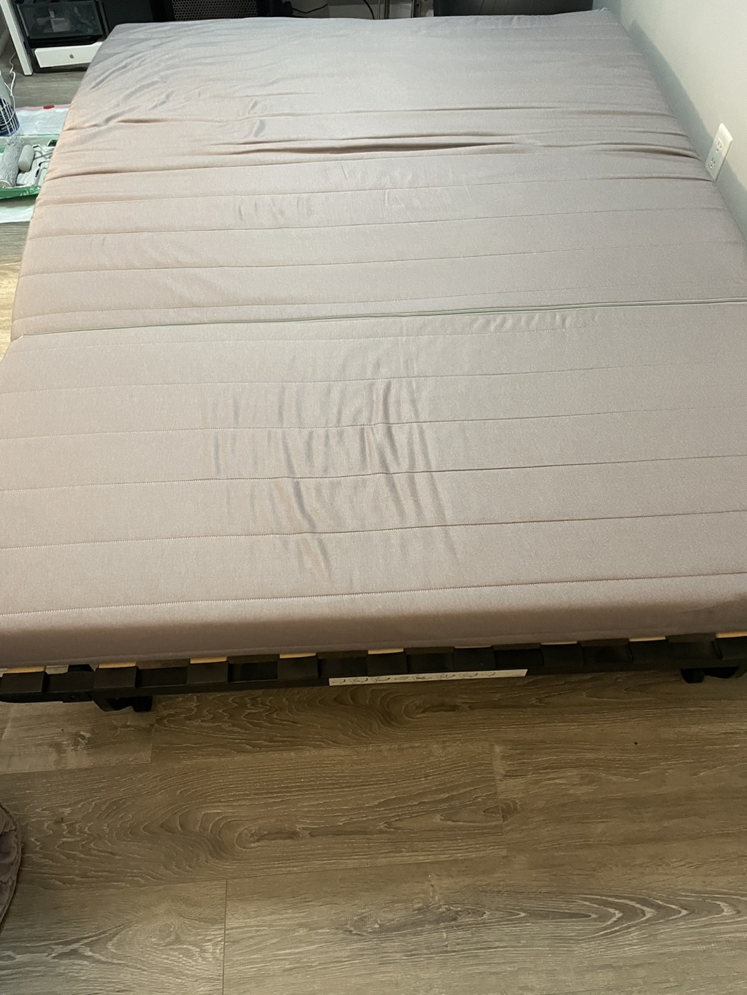 Perfect condition double IKEA sofa bed with cover - photo 3