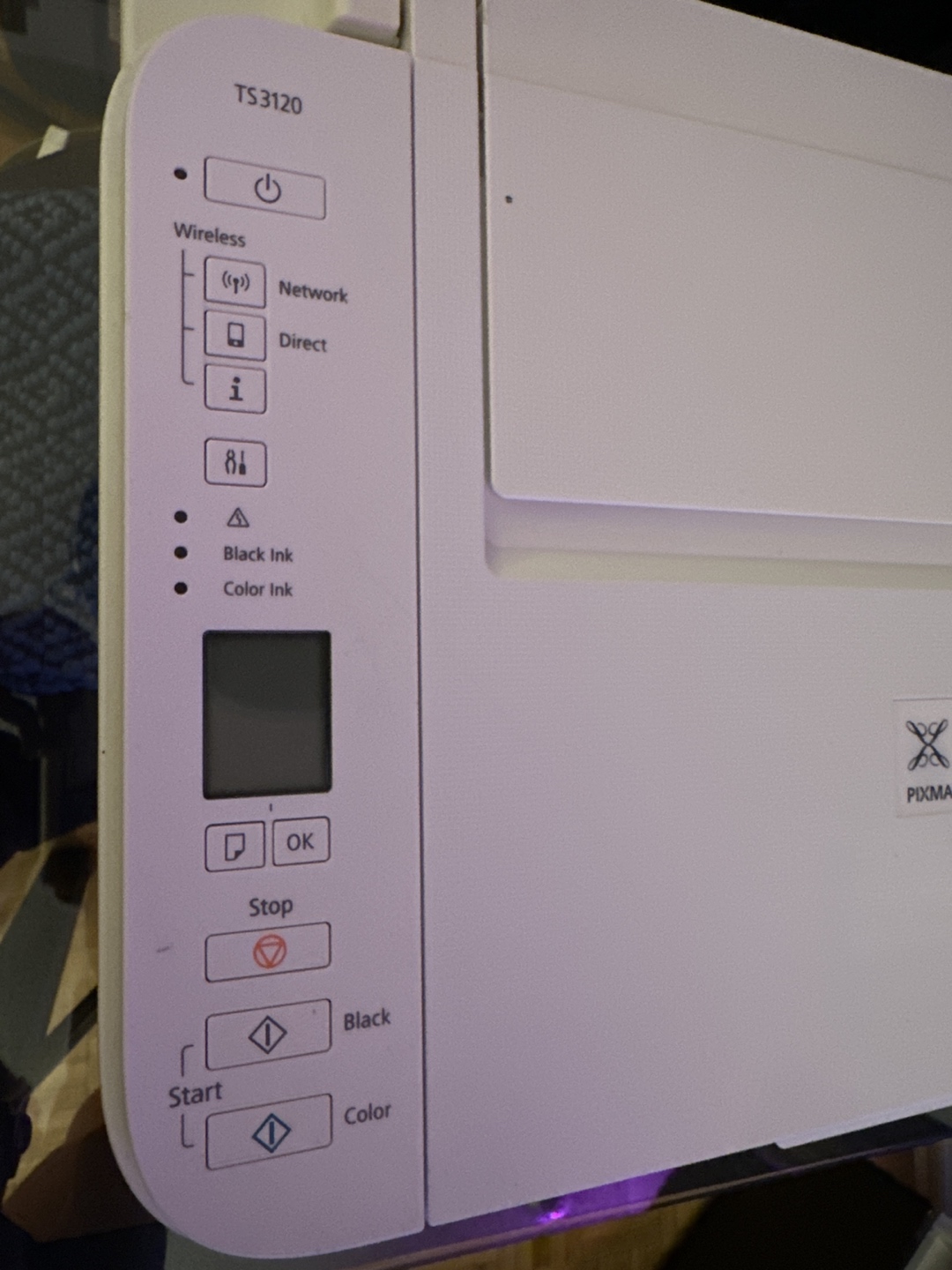 Canon Pixma TS3120 image indicator(3)