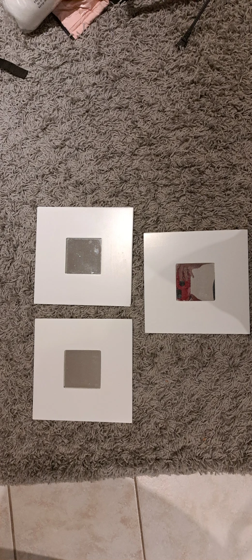 3 Ikea  mirror frames