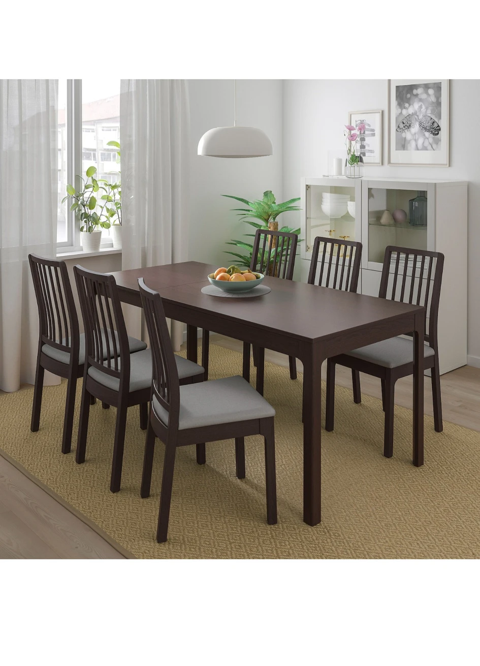 expandable dining table set (2chairs, bench) - photo 3