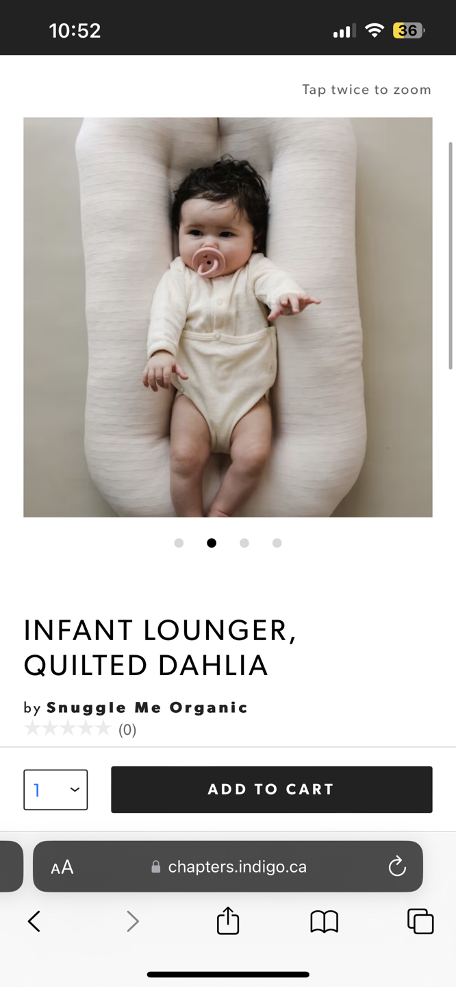 Snuggle Me Organic Lounger thumbnail