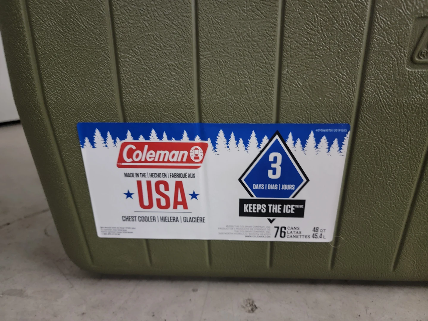Coleman Cooler, 45.4L (76 can)  capacity - photo 3