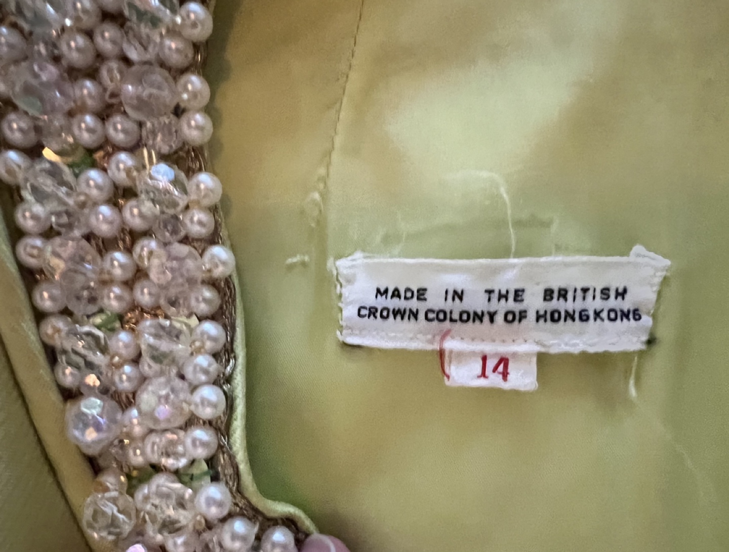 Elegant Bejeweled Vintage Dress (size 10) - photo 4