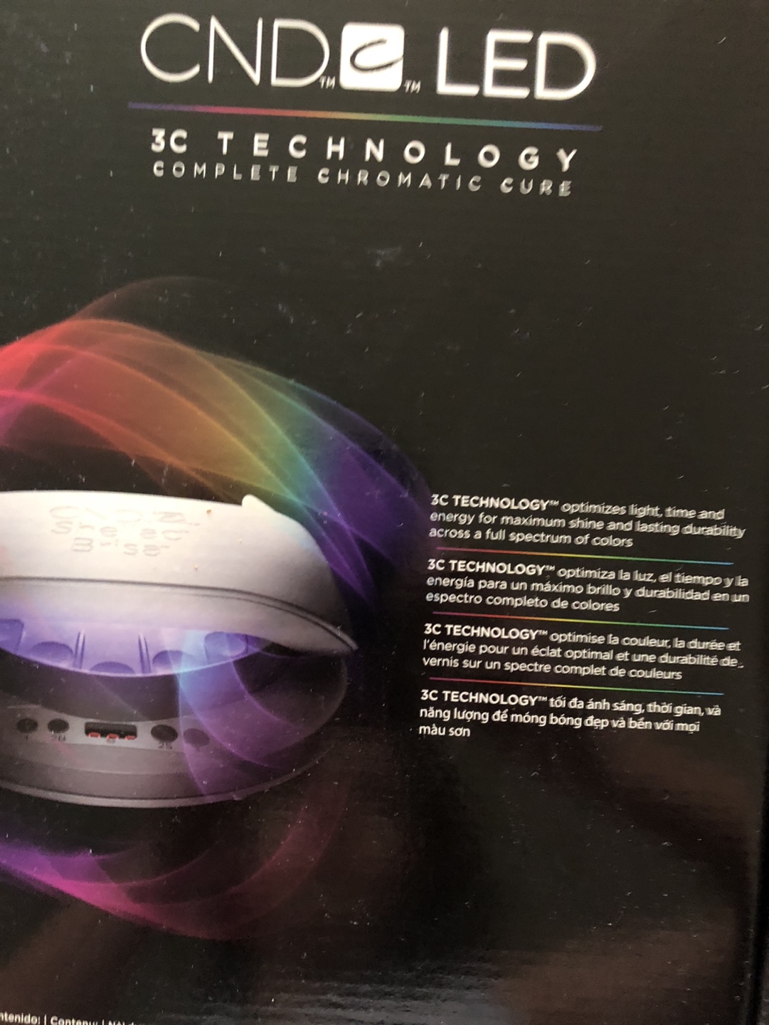 CND LED NAIL LAMP
3 C TECHNOLOGY 
New in box - photo 3