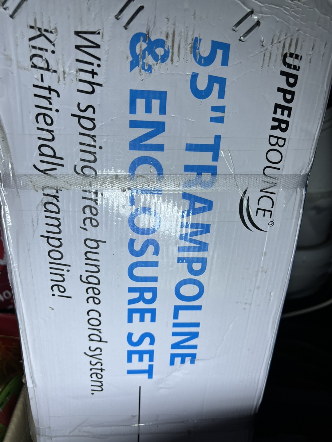 (NEW) 55” Kids Trampoline and Enclosure set - photo 4