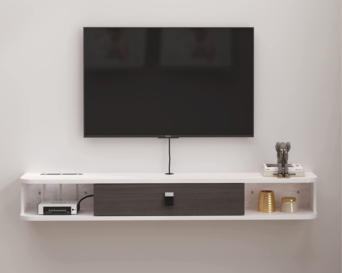 Under tv shelf/ console