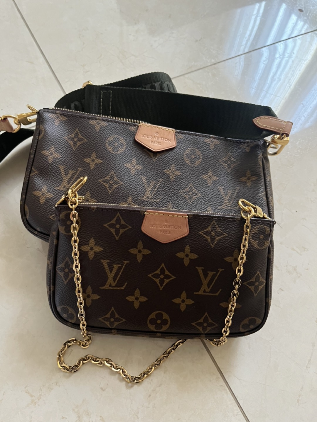 Authentic Louis Vuitton multi pochette accessories