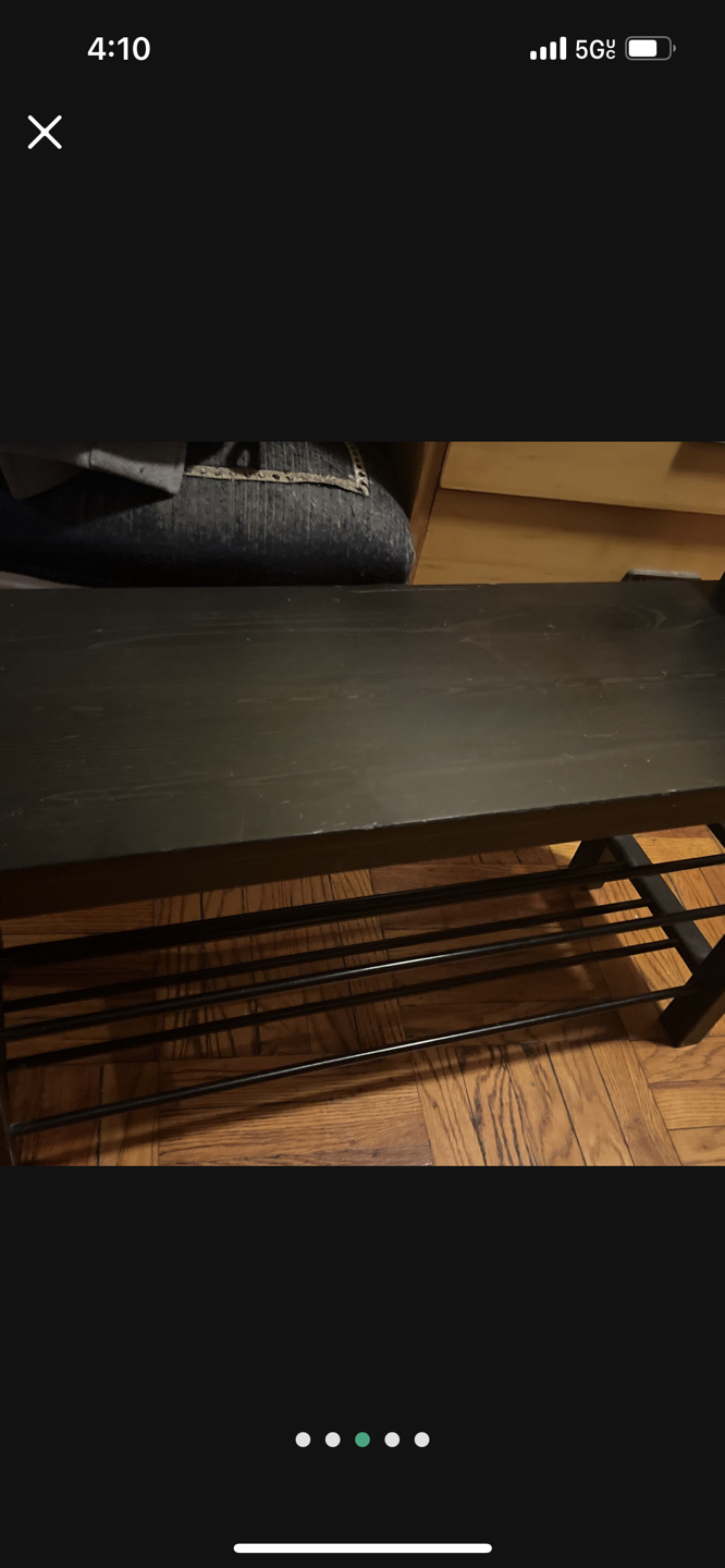 Ikea Hemnes shoe storage bench $15 - photo 5