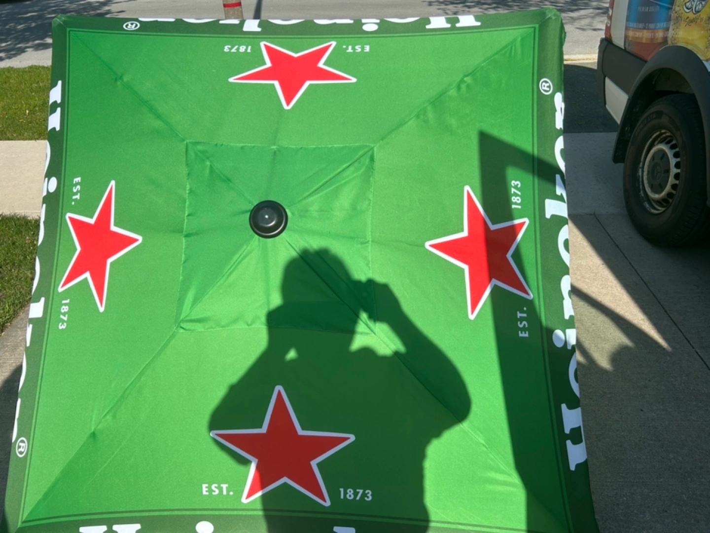 heineken patio umbrella for sale Large Rebound Centre HEINEKEN BEER UMBRELLA PATIO with