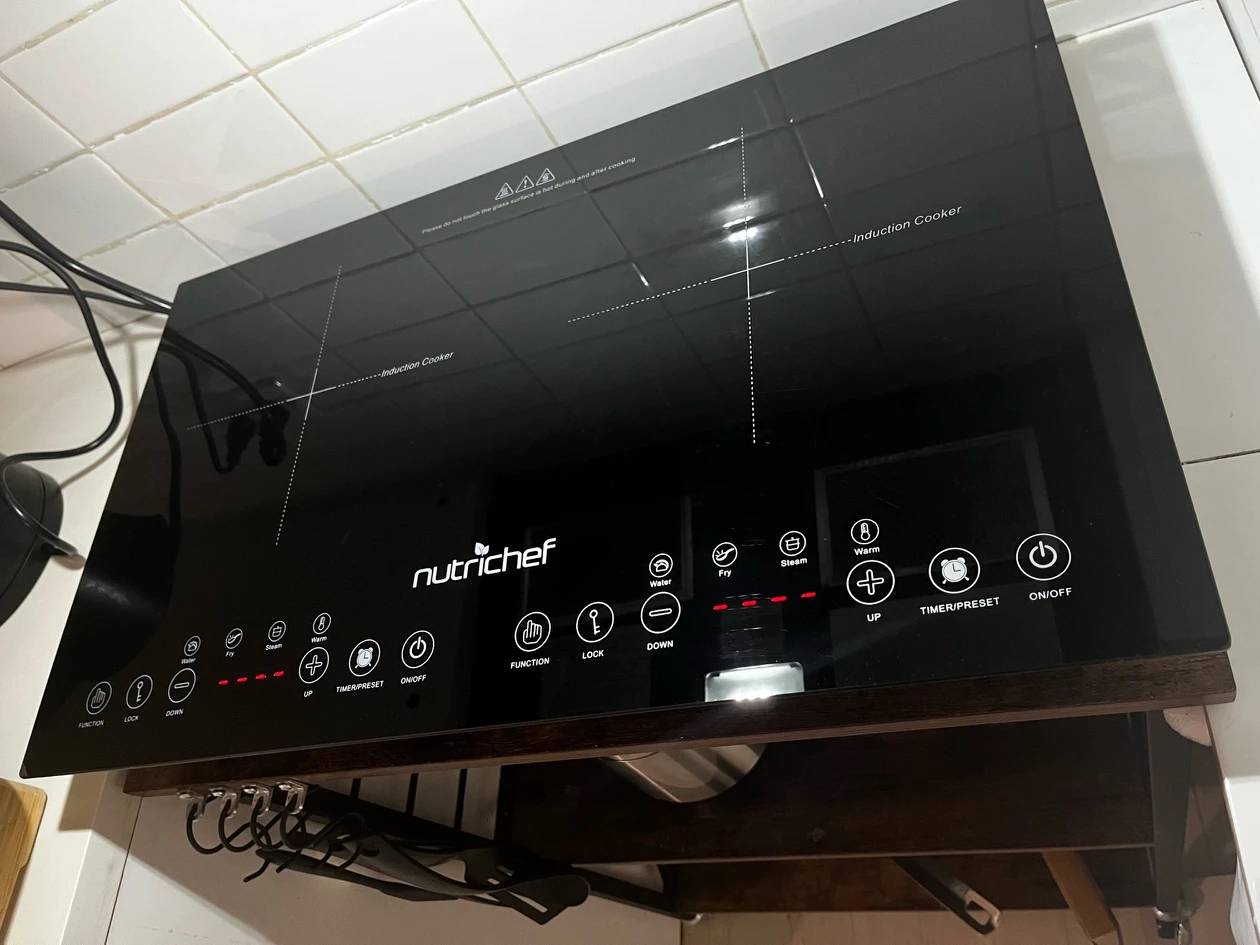 NutriChef Induction Cooktop w/ Dual Burners - photo 4