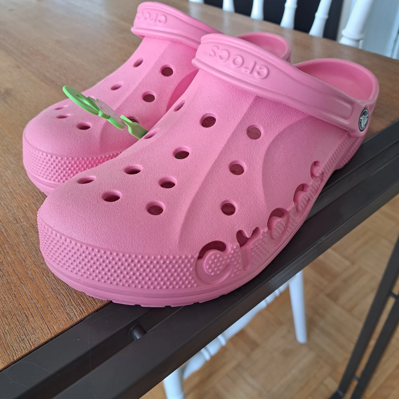Pink Crocs! Brand New, size 11