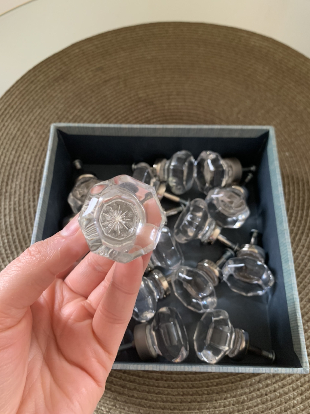 Crystal knobs