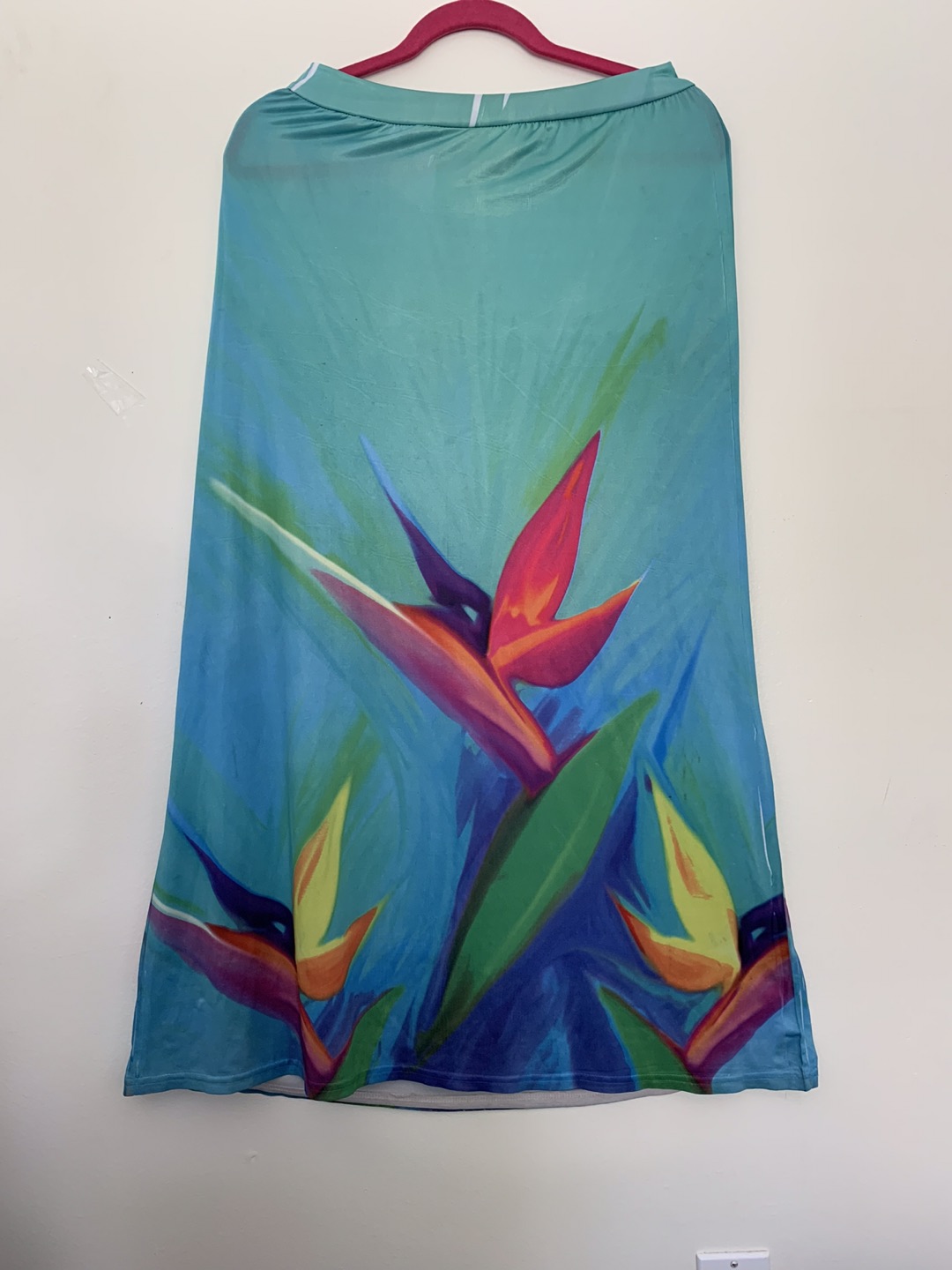 Costum made summer skirt, size S/M, laser printing, Lycra.