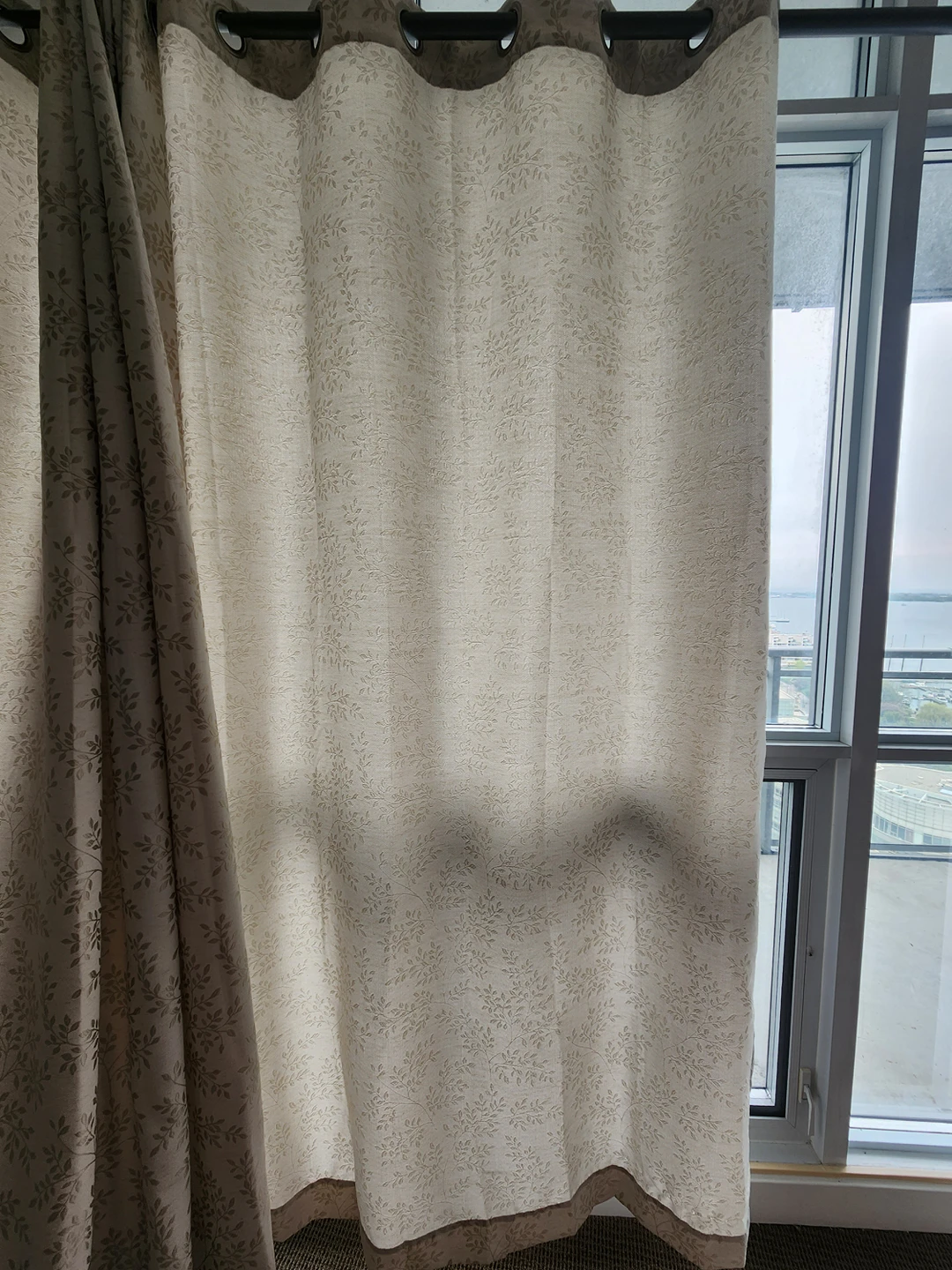 ( 3 sets ) of Ivory  Light filtering  Window Panel Curtains - photo 2