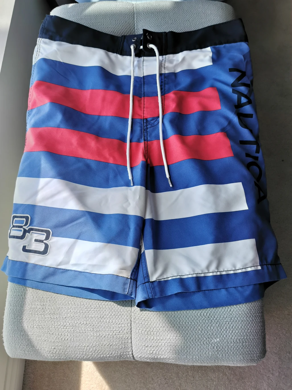 ⛵ Nautica Swim Trunks, Size L thumbnail