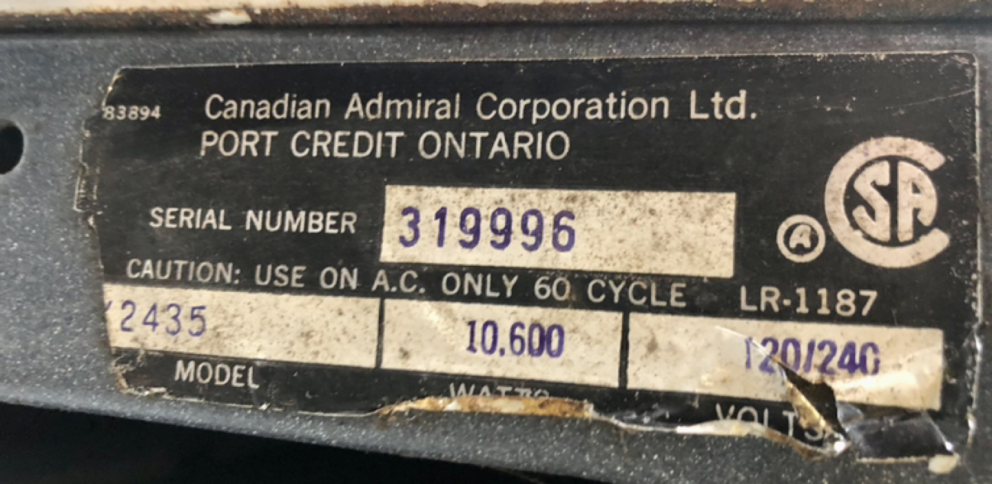 Vintage 24 inch electric coil range image indicator(10)