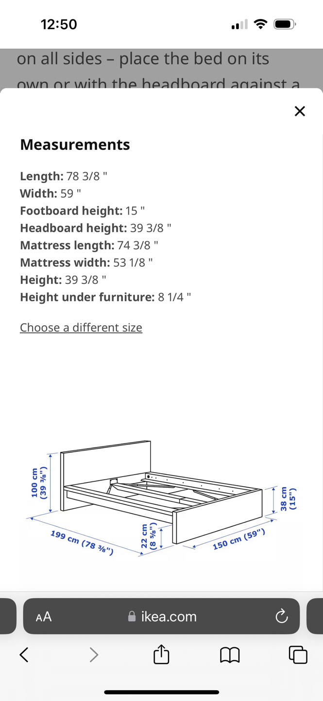 IKEA MALM FULLSIZE BED - photo 5