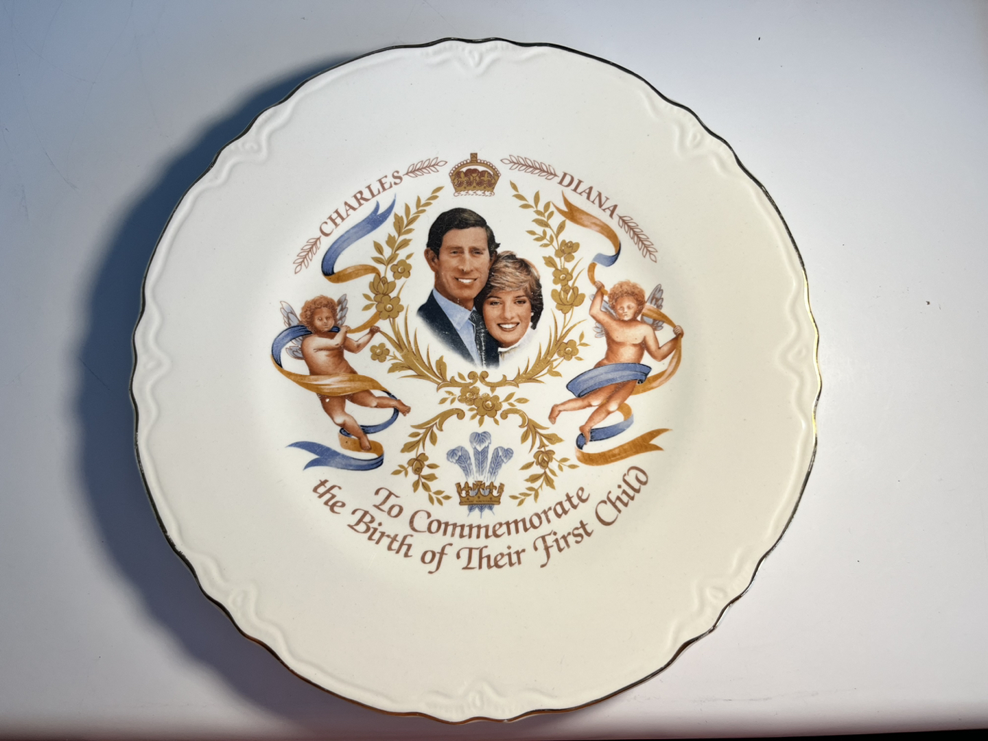 Charles & Diana Birth Of Their First Child Commemorative plate