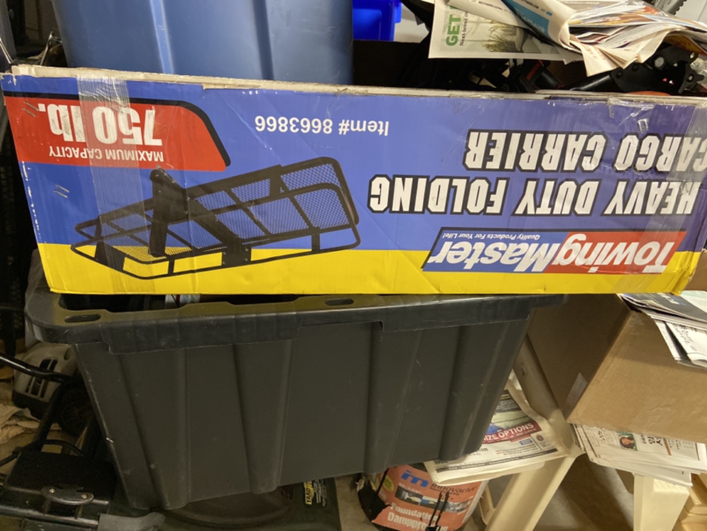 Cargo carrier + Hitch lock brand new thumbnail