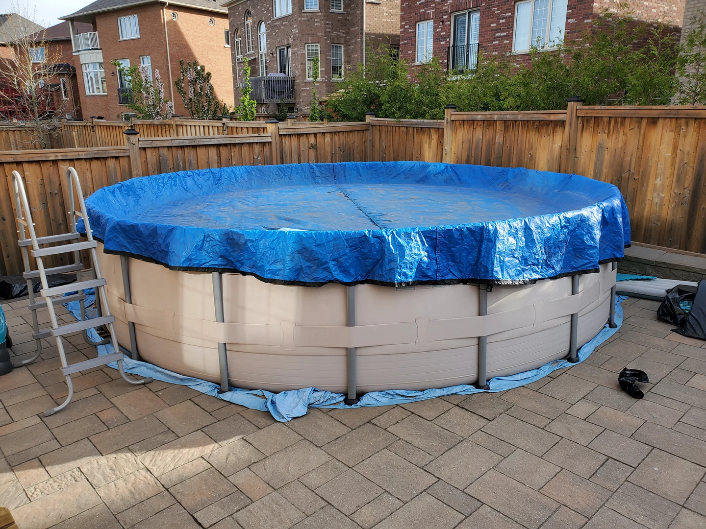 above ground pool