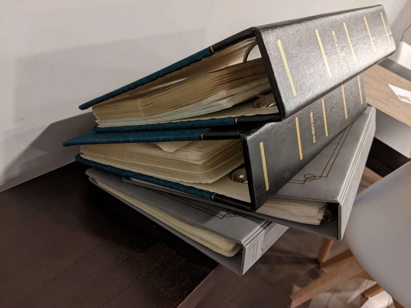 empty photo albums with inserts for 5*7 photos thumbnail