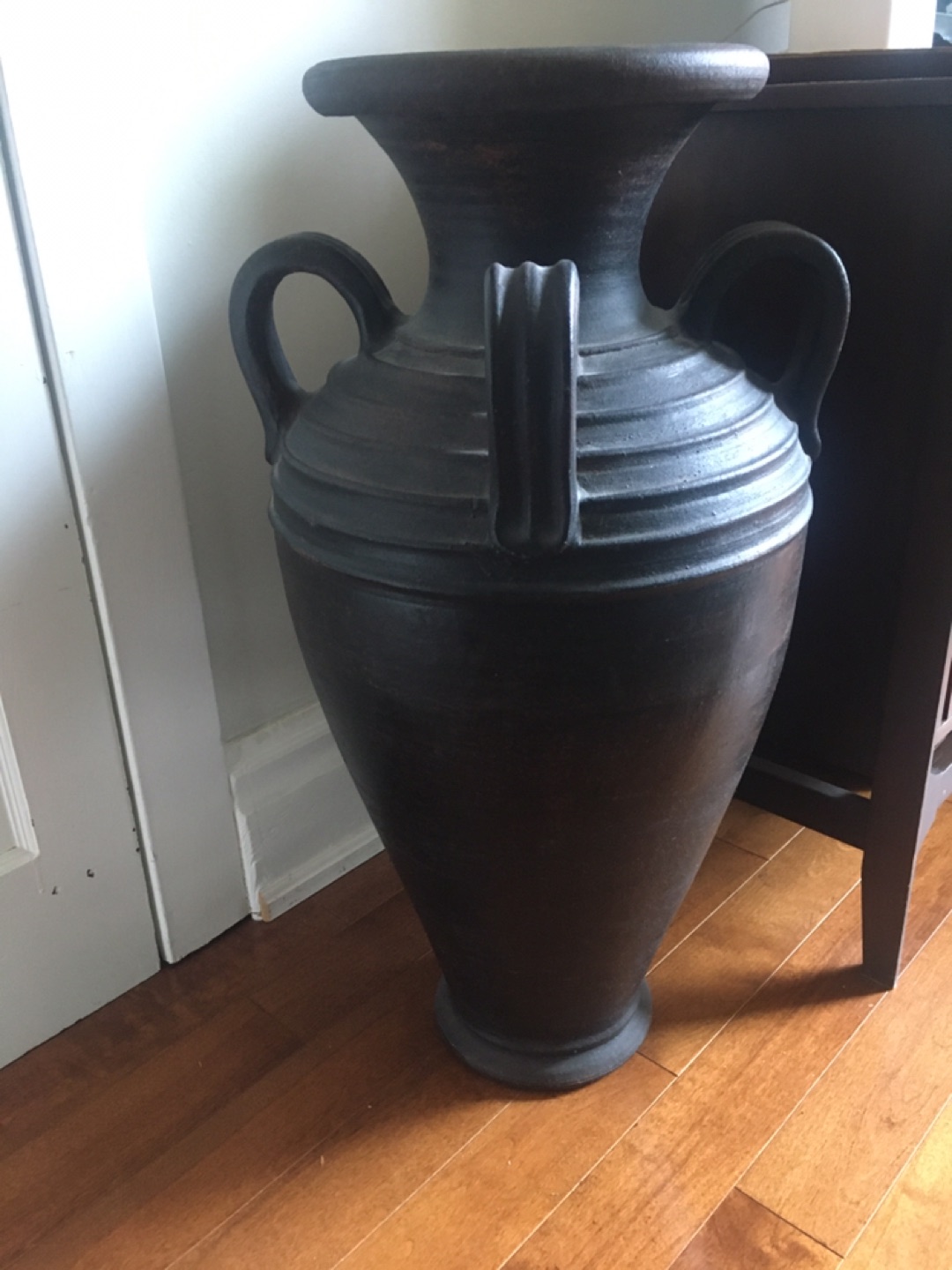 Terracotta vase