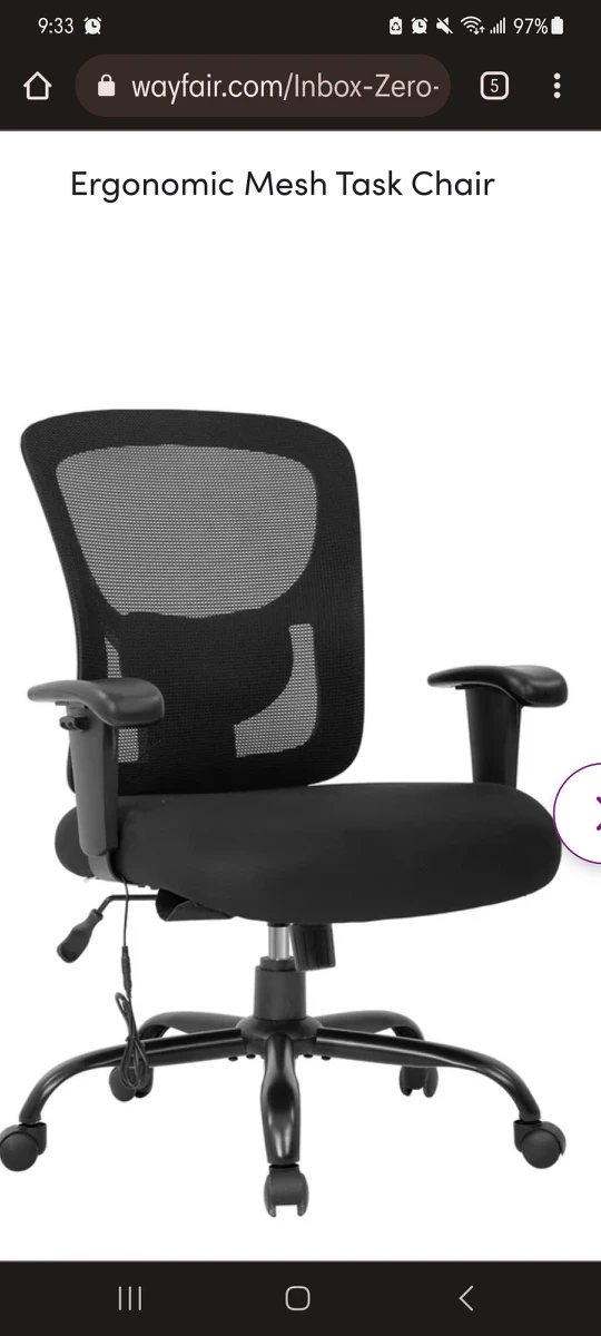 black office chair