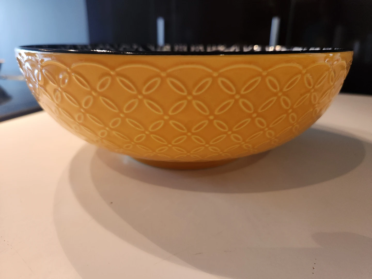 9m6 inch Large Colorful Serving / Fruit Salad Porcelain Bowl - photo 2