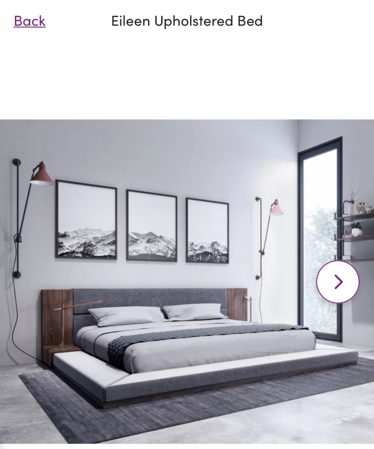 Upholstered Queen Bed in Downtown Toronto - photo 2