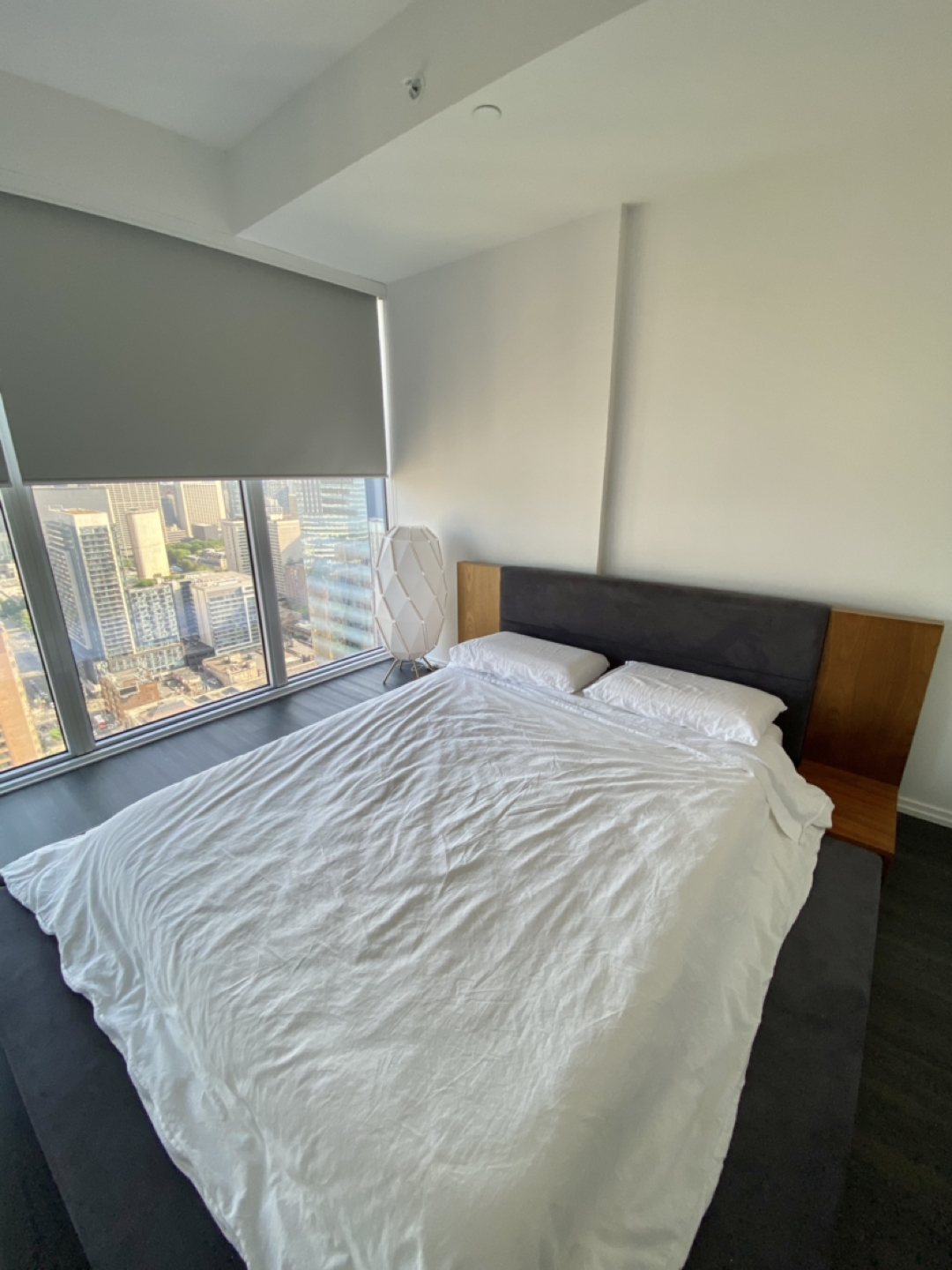 Upholstered Queen Bed in Downtown Toronto