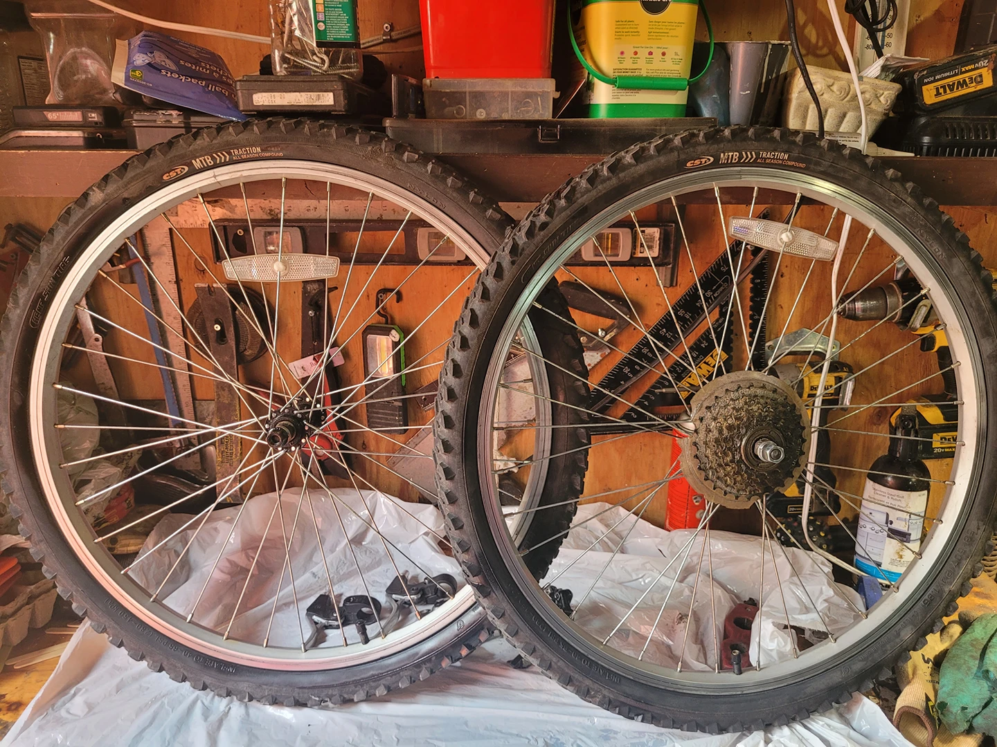 bike front and rear