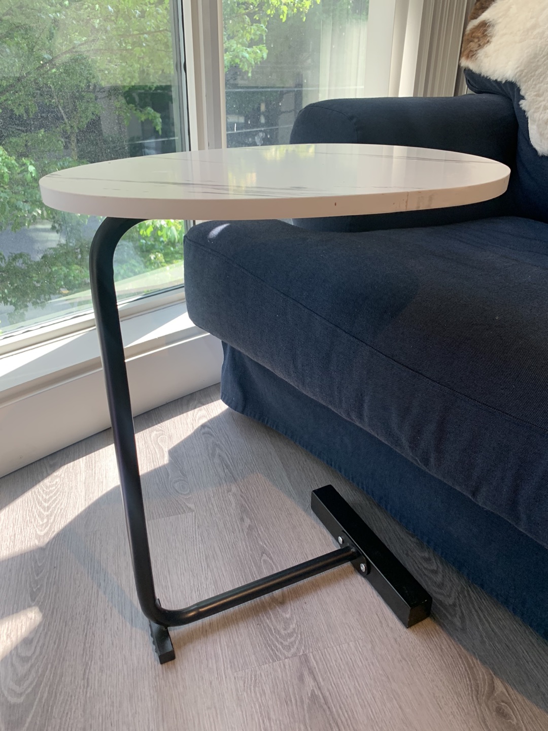 🌱 White marbling side table - photo 5