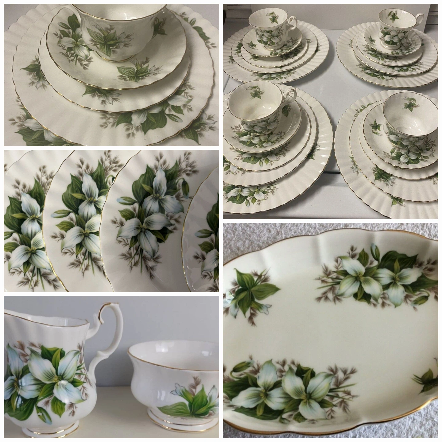 Royal Albert "Trillium "  Bone China Made in England. thumbnail