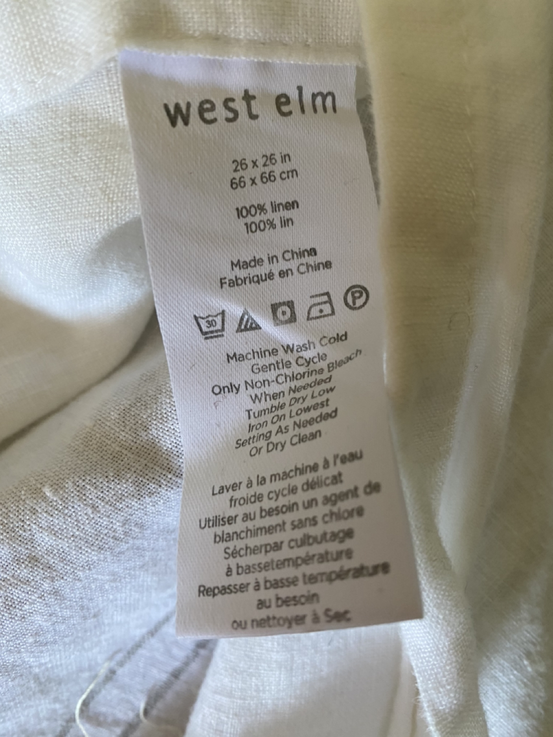 �🌱 West Elm Euro linen pillow case image indicator(3)